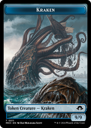 Eldrazi Spawn // Kraken Double-Sided Token [Tokens] Modern Horizons 3 Tokens MTG Single Magic: The Gathering