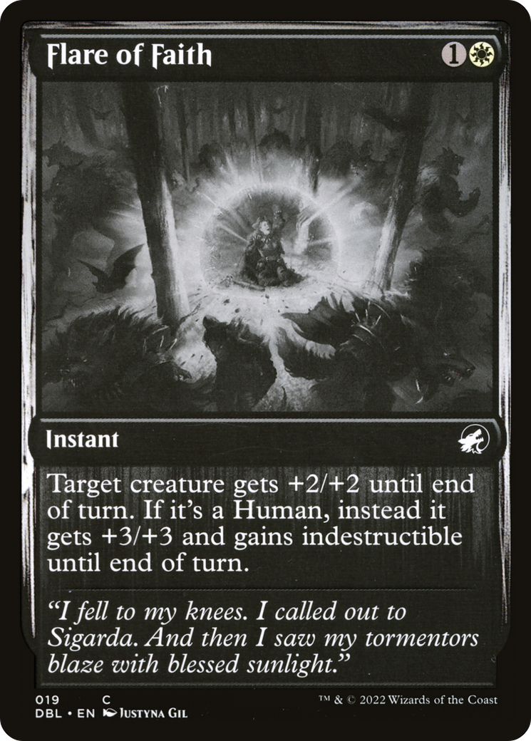 Flare of Faith (DBL-019) [Innistrad: Double Feature] MTG Single Wizards of the Coast