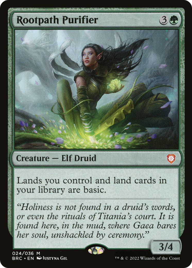 Rootpath Purifier (BRC-024) [The Brothers' War Commander] Foil MTG Single Wizards of the Coast