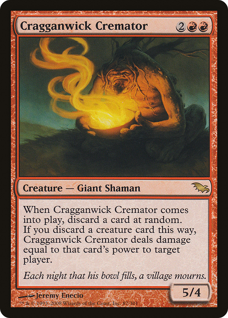 Cragganwick Cremator (SHM-087) [Shadowmoor] MTG Single Wizards of the Coast