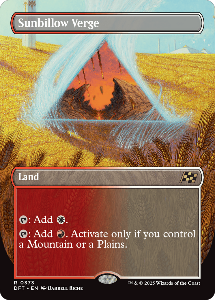Sunbillow Verge (DFT-373) [Aetherdrift] (Borderless) MTG Single Wizards of the Coast