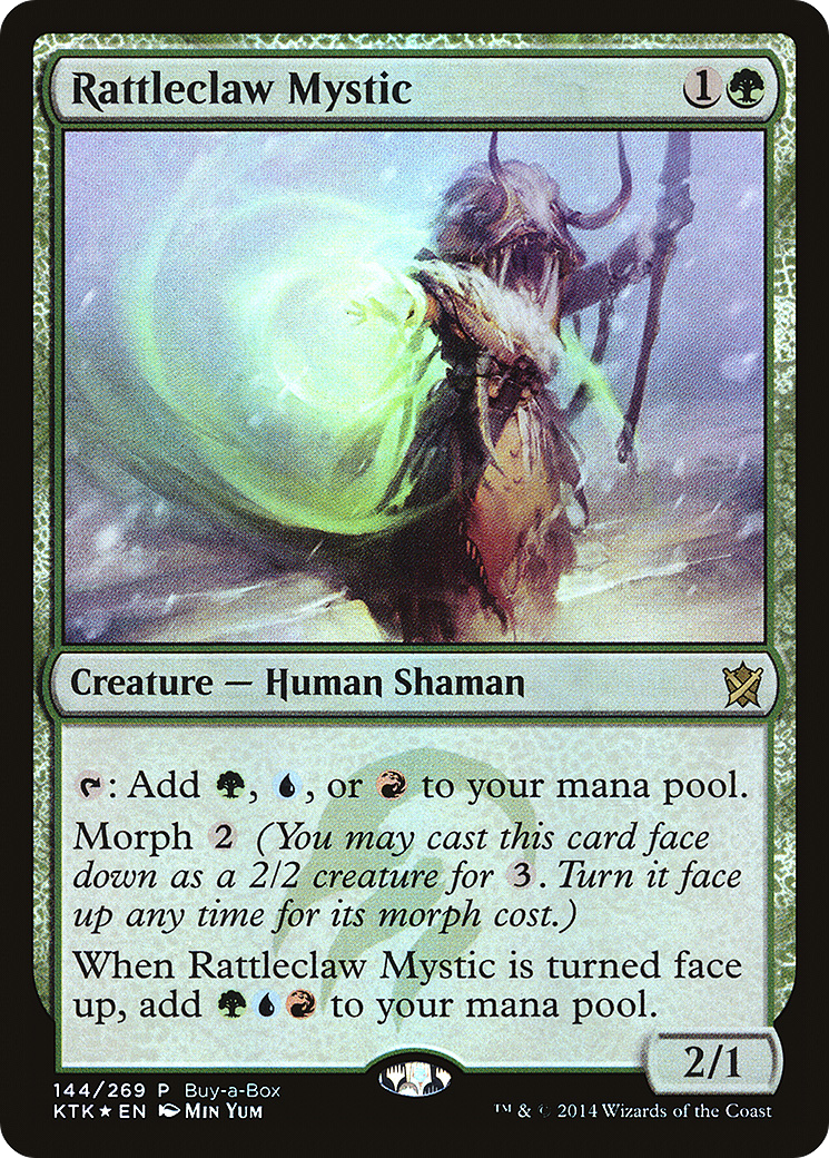 Rattleclaw Mystic (BABP-144) [Khans of Tarkir Promos] Foil MTG Single Wizards of the Coast