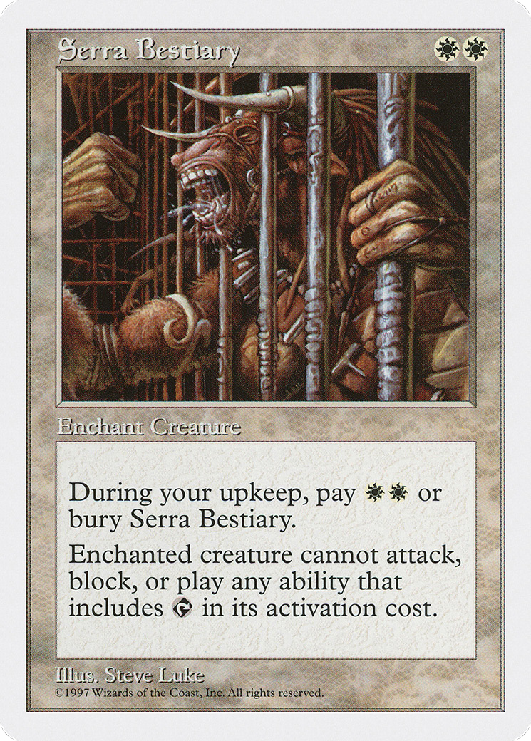 Serra Bestiary (5ED-) [Fifth Edition] MTG Single Wizards of the Coast