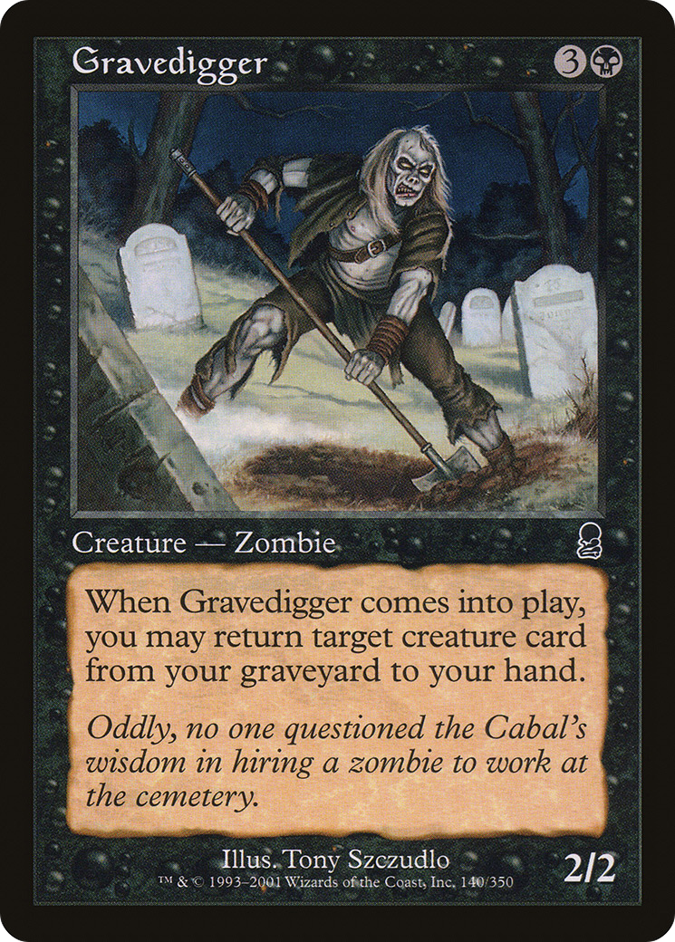 Gravedigger (ODY-140) [Odyssey] Foil MTG Single Wizards of the Coast