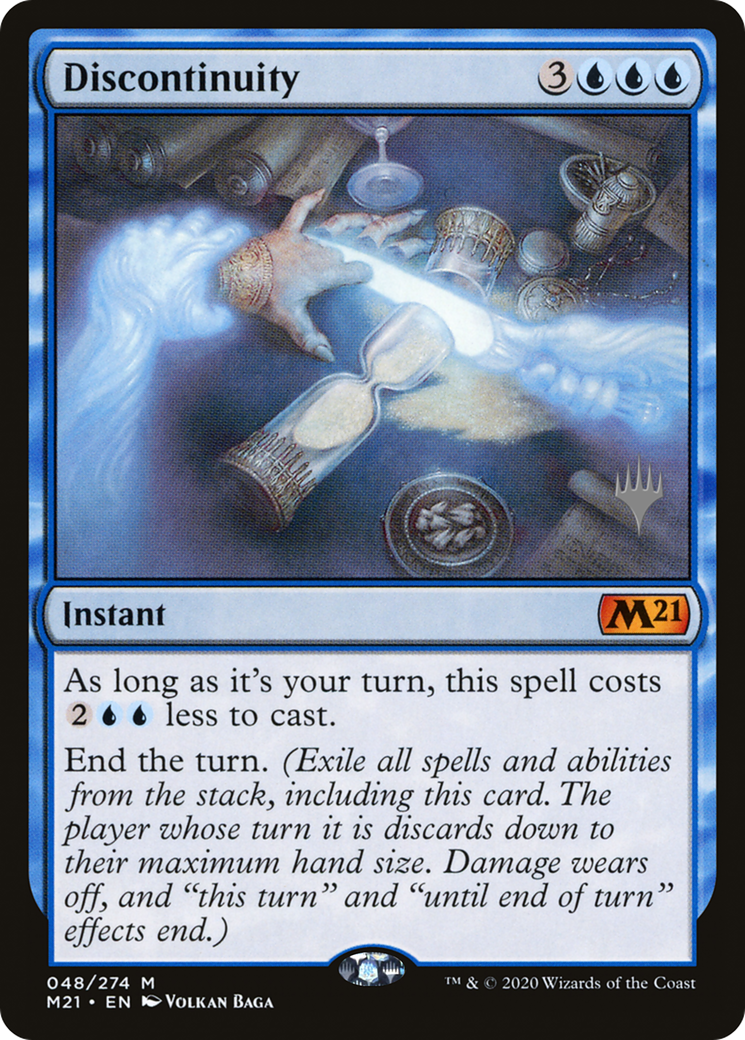Discontinuity (PPM21-48P) [Core Set 2021 Promos] Foil MTG Single Wizards of the Coast