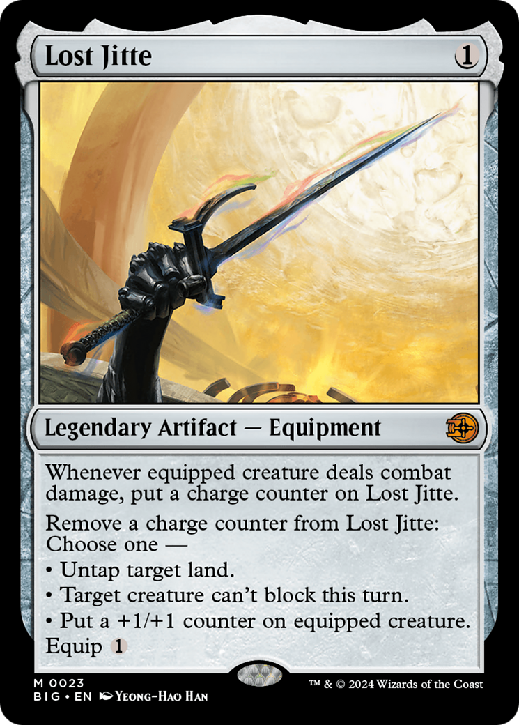 Lost Jitte (BIG-023) [The Big Score] MTG Single Wizards of the Coast