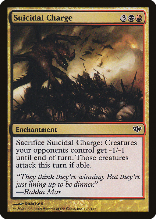 Suicidal Charge (CON-128) [Conflux] MTG Single Wizards of the Coast