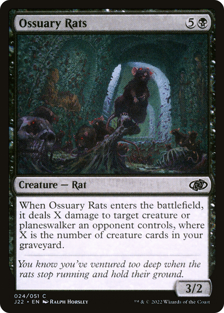 Ossuary Rats (J22-024) [Jumpstart 2022] MTG Single Wizards of the Coast