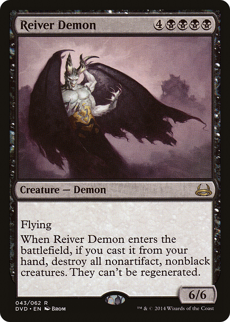 Reiver Demon (Divine vs. Demonic) [Duel Decks Anthology] MTG Single Magic: The Gathering