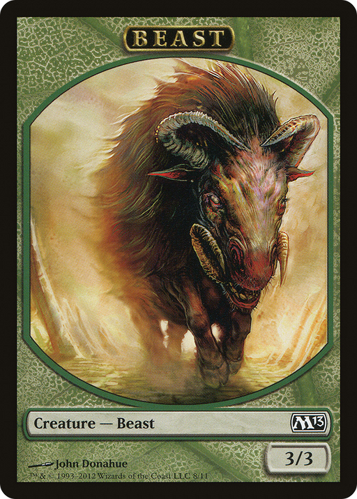 Beast Token (M13-008) [Tokens] Magic 2013 Tokens MTG Single Wizards of the Coast
