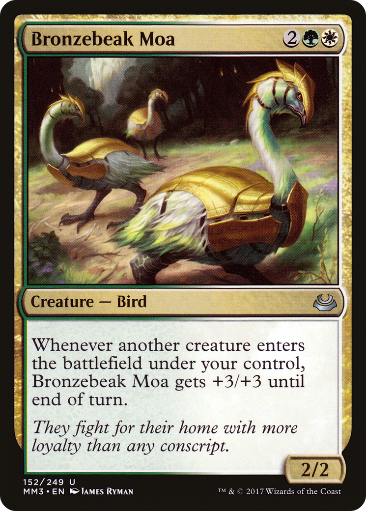 Bronzebeak Moa (MM3-152) [Modern Masters 2017] Foil MTG Single Wizards of the Coast