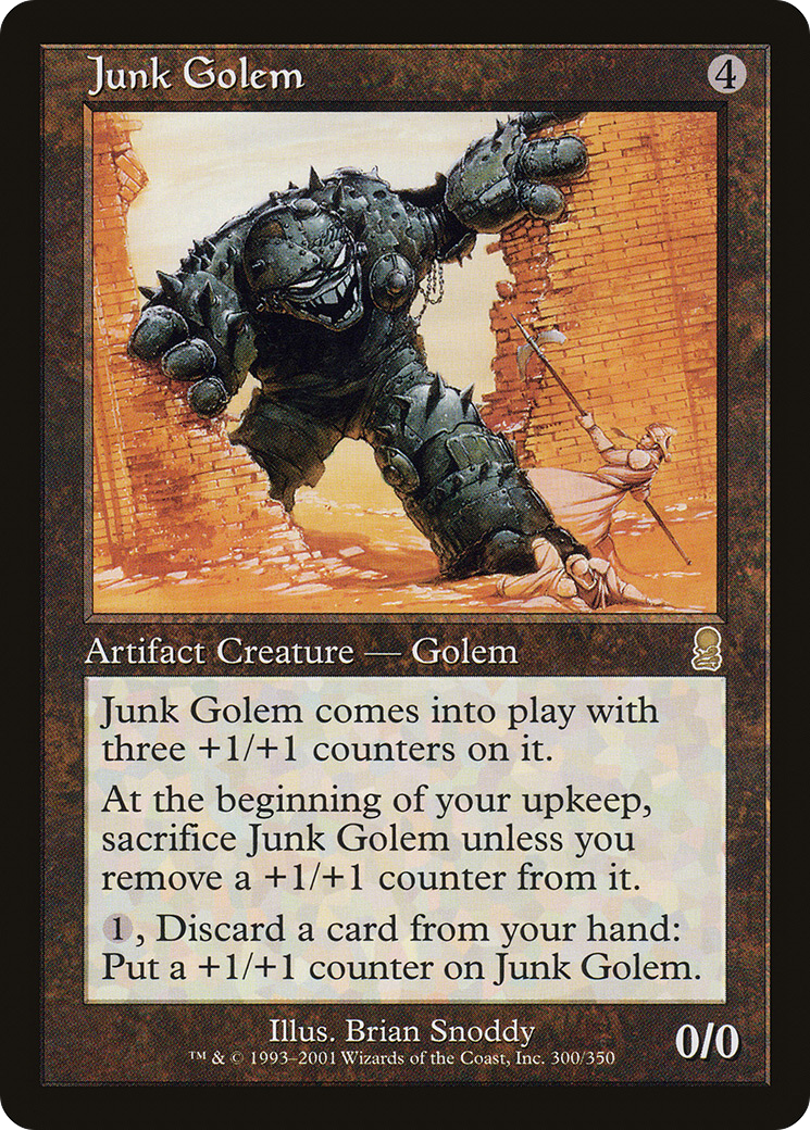 Junk Golem (ODY-300) [Odyssey] MTG Single Wizards of the Coast