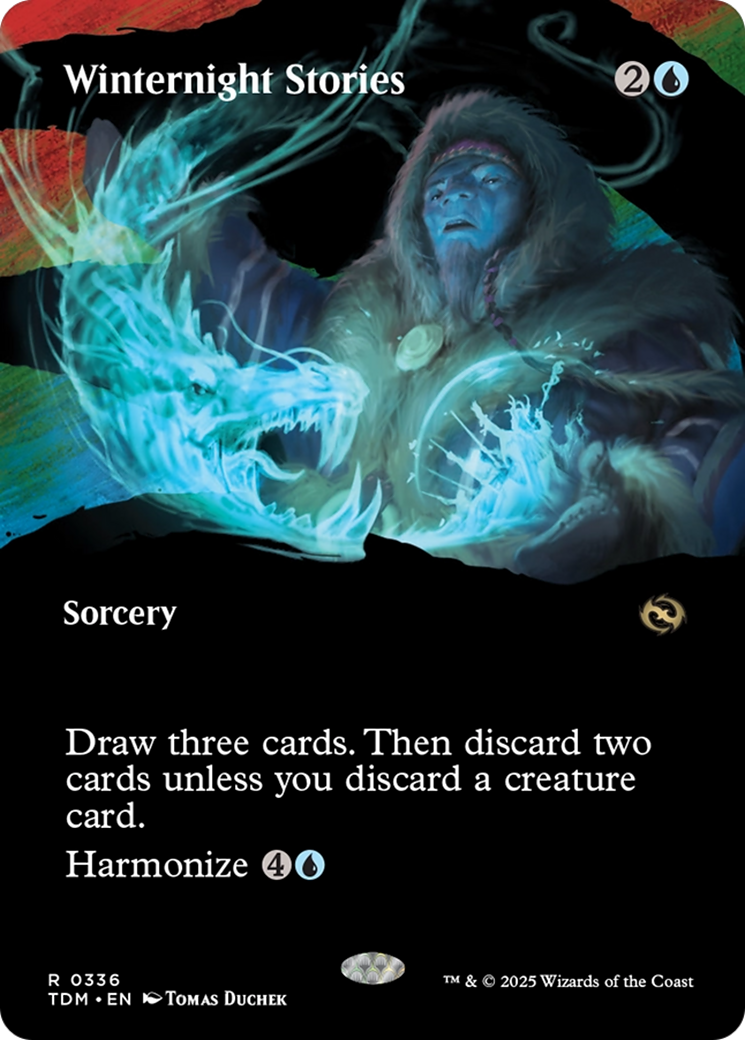 Winternight Stories (Borderless) (TDM-336) [Tarkir: Dragonstorm] MTG Single Wizards of the Coast