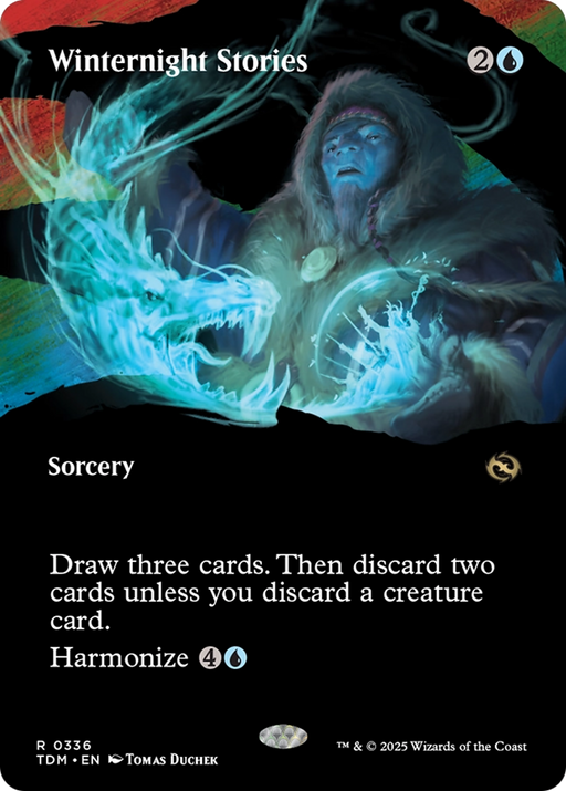 Winternight Stories (Borderless) (TDM-336) [Tarkir: Dragonstorm] MTG Single Wizards of the Coast