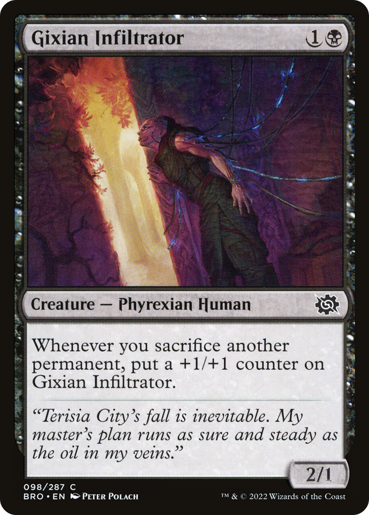 Gixian Infiltrator (BRO-098) [The Brothers' War] MTG Single Wizards of the Coast