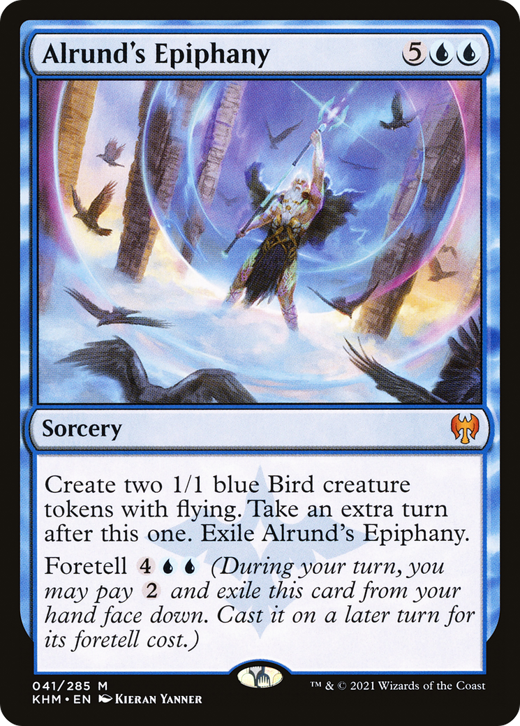 Alrund's Epiphany (KHM-041) [Kaldheim] Foil MTG Single Wizards of the Coast