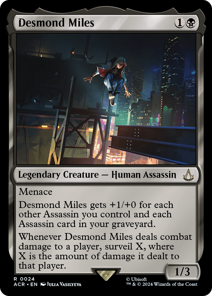 Desmond Miles (ACR-024) [Assassin's Creed] Foil MTG Single Wizards of the Coast