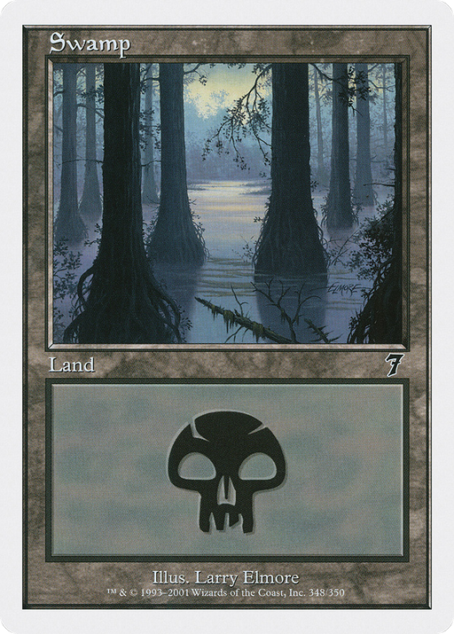 Swamp (348) (7ED-348) [7th Edition] MTG Single Wizards of the Coast