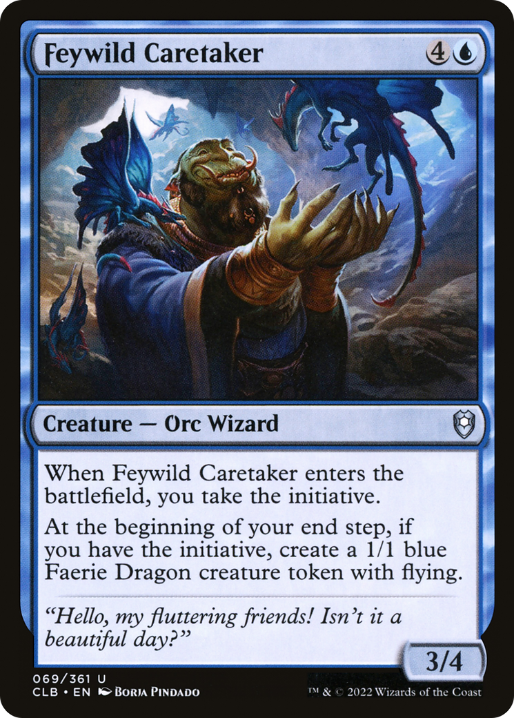 Feywild Caretaker (CLB-069) [Commander Legends: Battle for Baldur's Gate] Foil MTG Single Wizards of the Coast