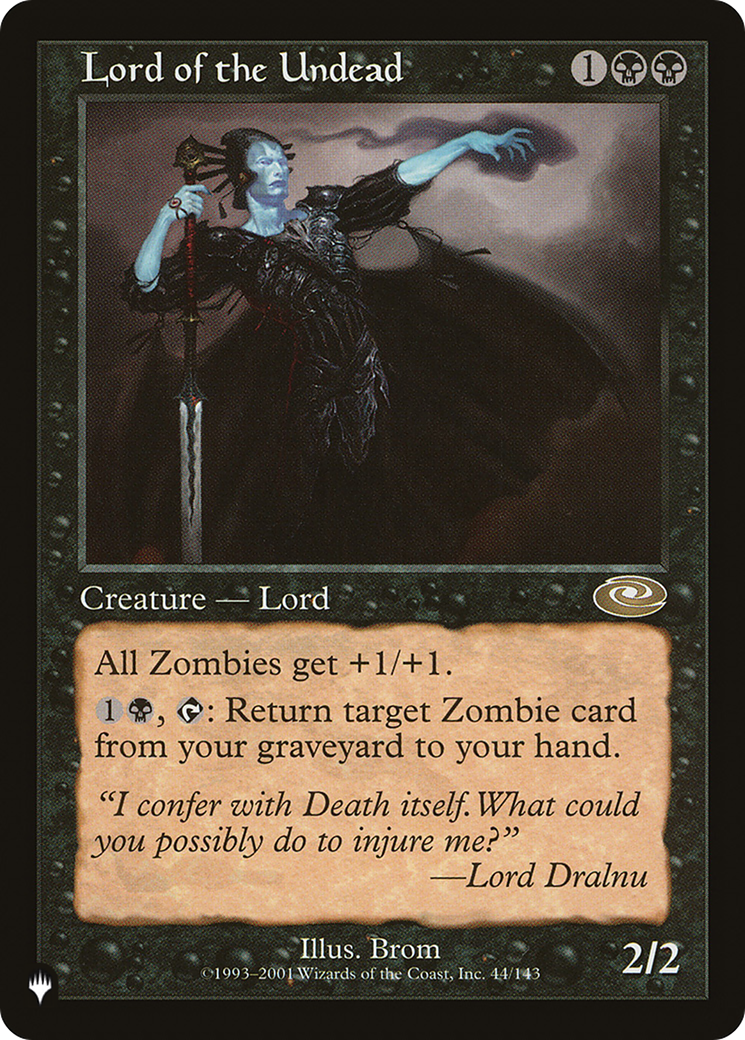 Lord of the Undead (LIST-PLS-44) [Mystery Booster] The List MTG Single Wizards of the Coast
