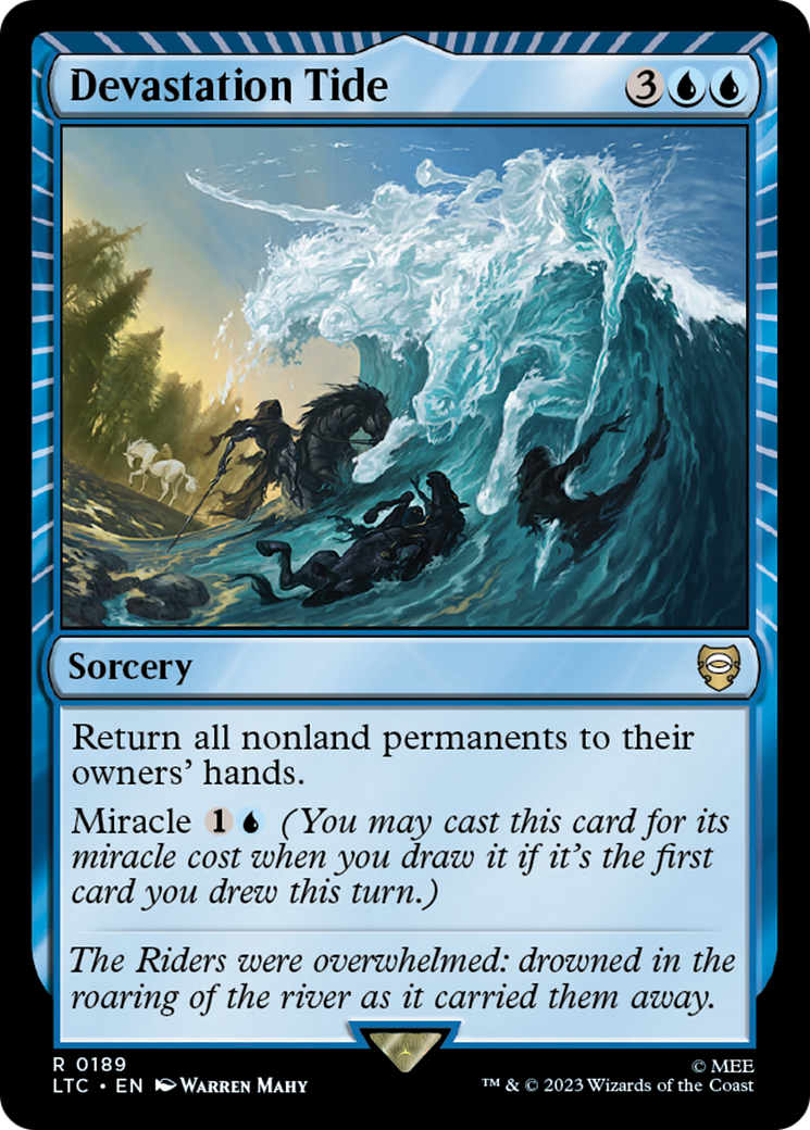 Devastation Tide (LTC-189) [Tales of Middle-earth Commander] MTG Single Wizards of the Coast