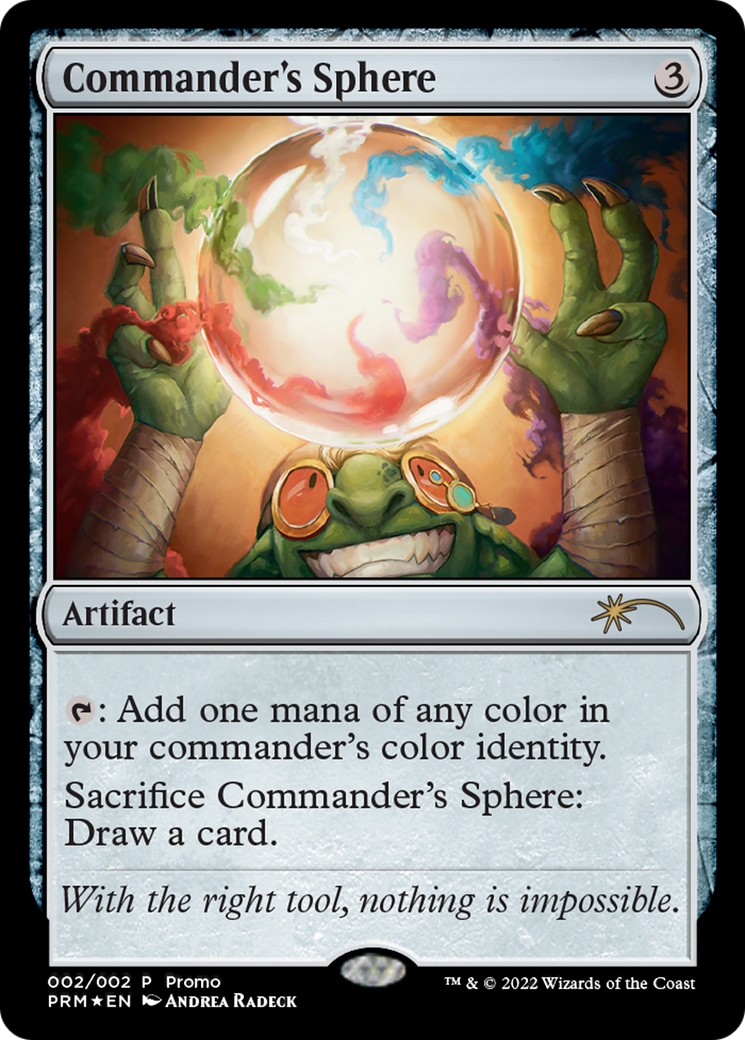 Commander's Sphere (WPN-002) [Misc] Wizards Play Network 2024 Foil MTG Single Wizards of the Coast