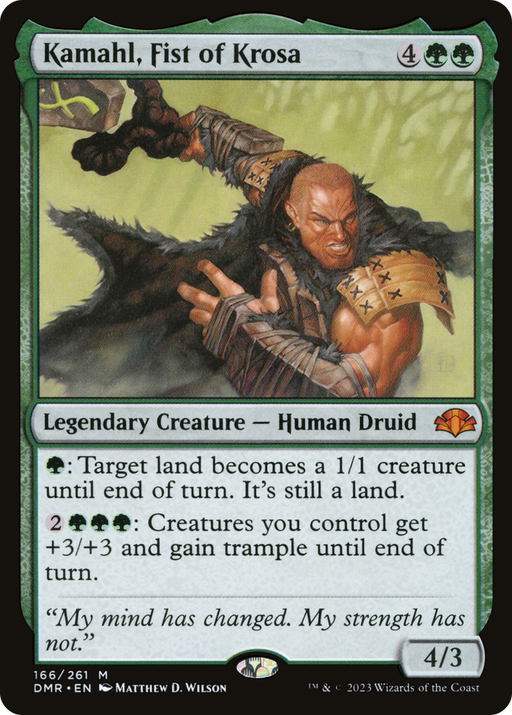 Kamahl, Fist of Krosa (DMR-166) [Dominaria Remastered] MTG Single Wizards of the Coast