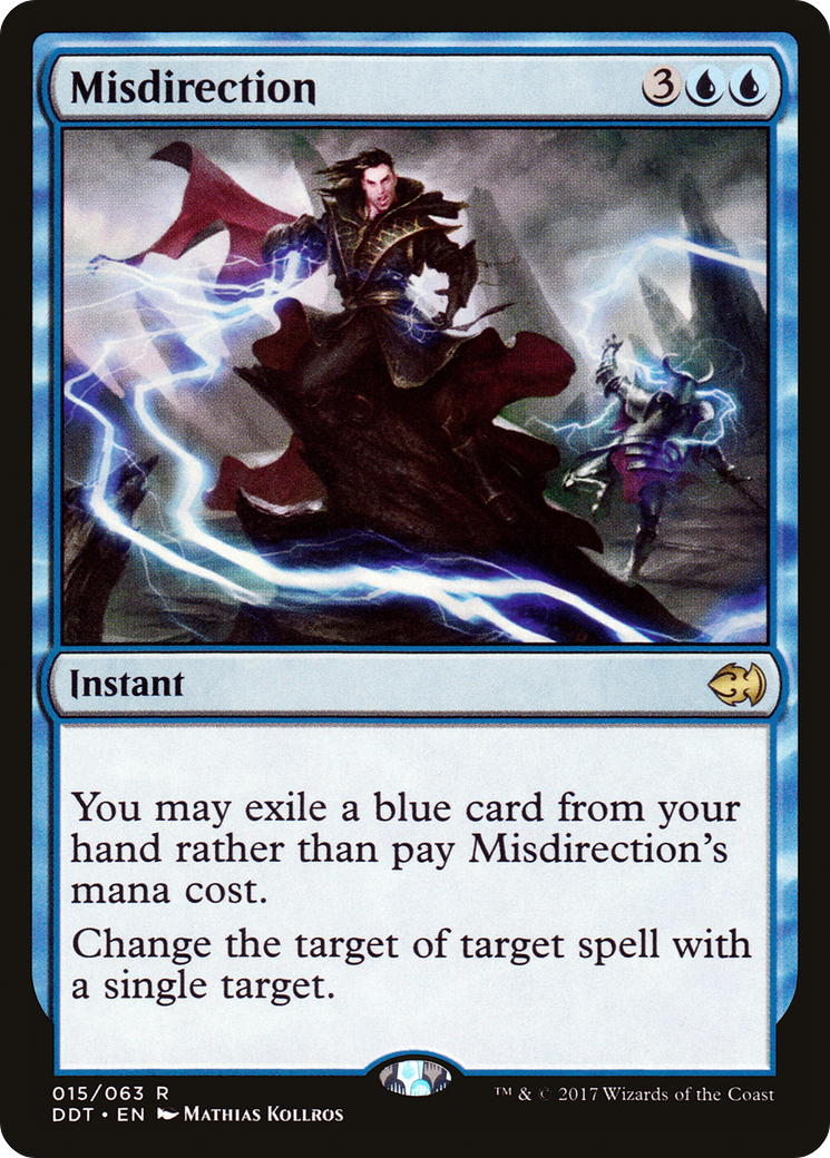 Misdirection (DDT-015) [Misc] Duel Decks: Merfolk vs. Goblins MTG Single Wizards of the Coast