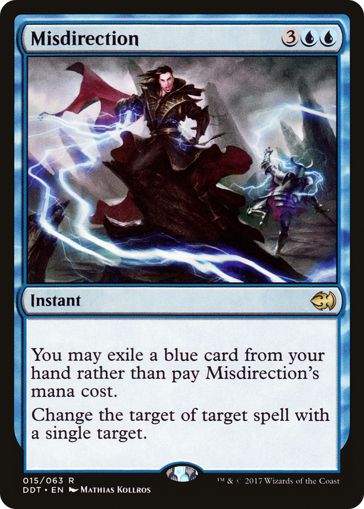 Misdirection (DDT-015) [Misc] Duel Decks: Merfolk vs. Goblins MTG Single Wizards of the Coast