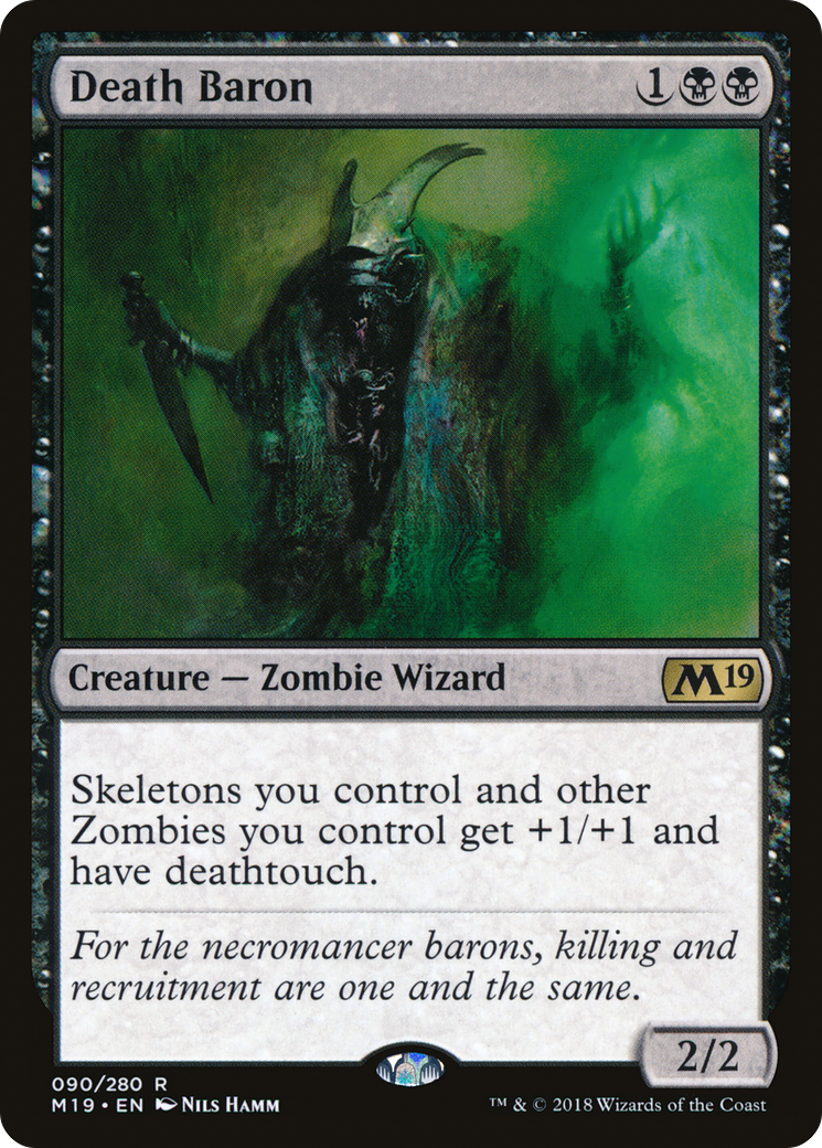 Death Baron [Core Set 2019] MTG Single Magic: The Gathering