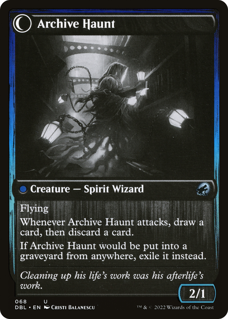 Overwhelmed Archivist (DBL-068) [Innistrad: Double Feature] MTG Single Wizards of the Coast