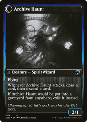 Overwhelmed Archivist (DBL-068) [Innistrad: Double Feature] Foil MTG Single Wizards of the Coast