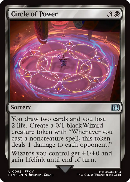 Circle of Power (FIN-092) [FINAL FANTASY] MTG Single Wizards of the Coast