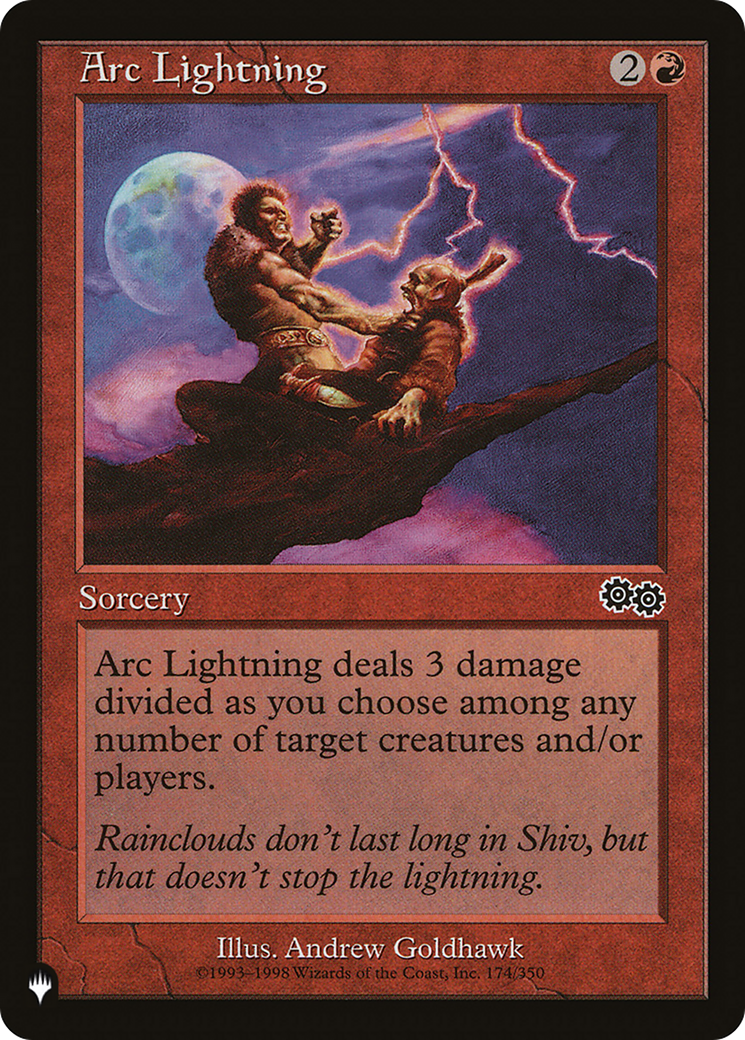 Arc Lightning (LIST-USG-174) [Mystery Booster] The List MTG Single Wizards of the Coast