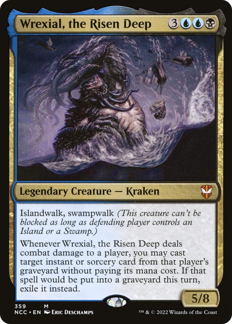 Wrexial, the Risen Deep (NCC-359) [New Capenna Commander] MTG Single Wizards of the Coast