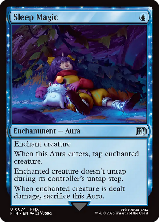 Sleep Magic (FIN-074) [FINAL FANTASY] Foil MTG Single Wizards of the Coast