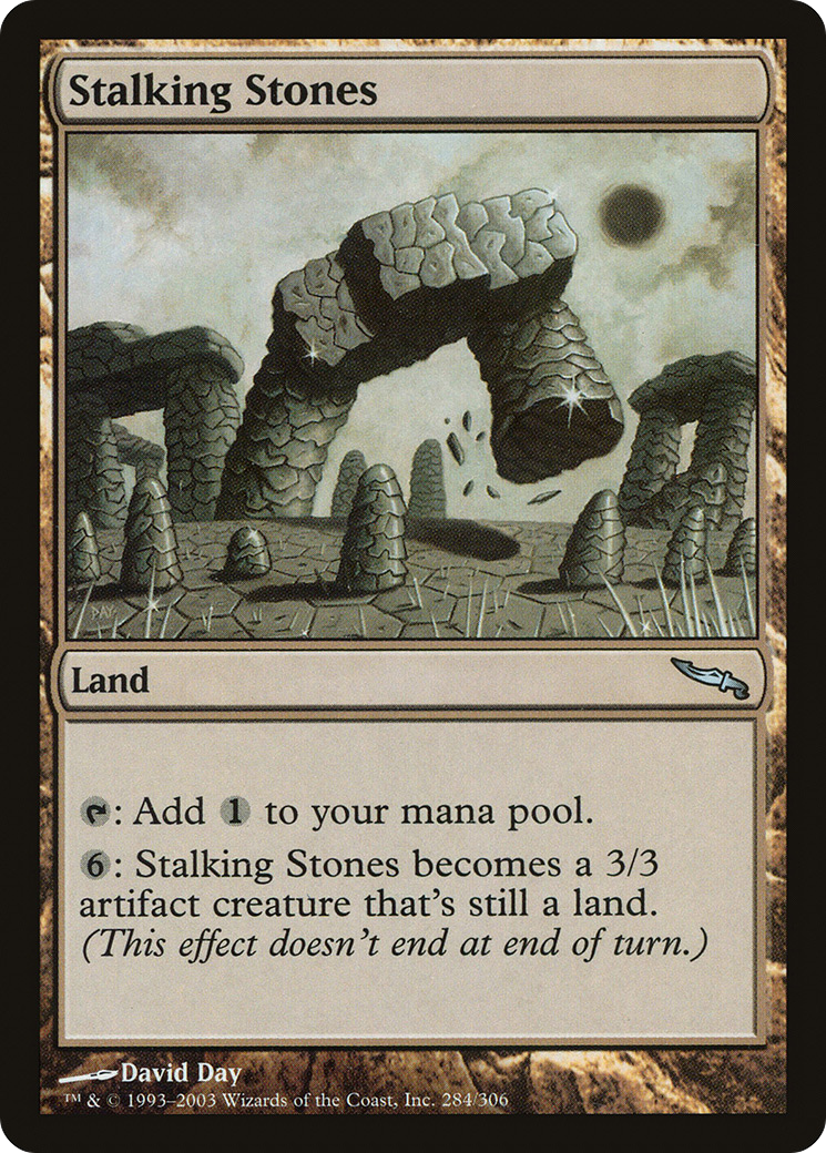Stalking Stones (MRD-284) [Mirrodin] MTG Single Wizards of the Coast