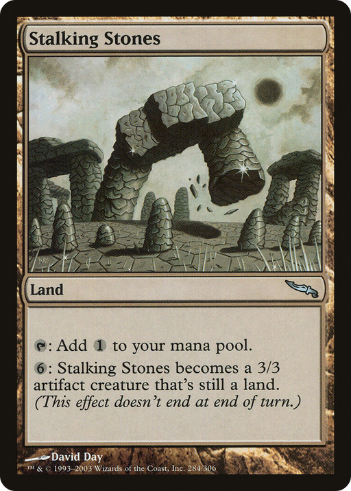Stalking Stones (MRD-284) [Mirrodin] MTG Single Wizards of the Coast