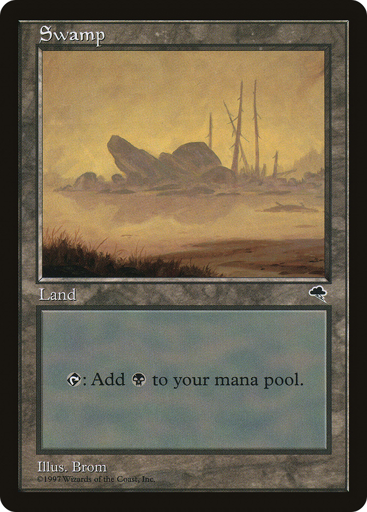 Swamp (TMP-341) [Tempest] MTG Single Wizards of the Coast