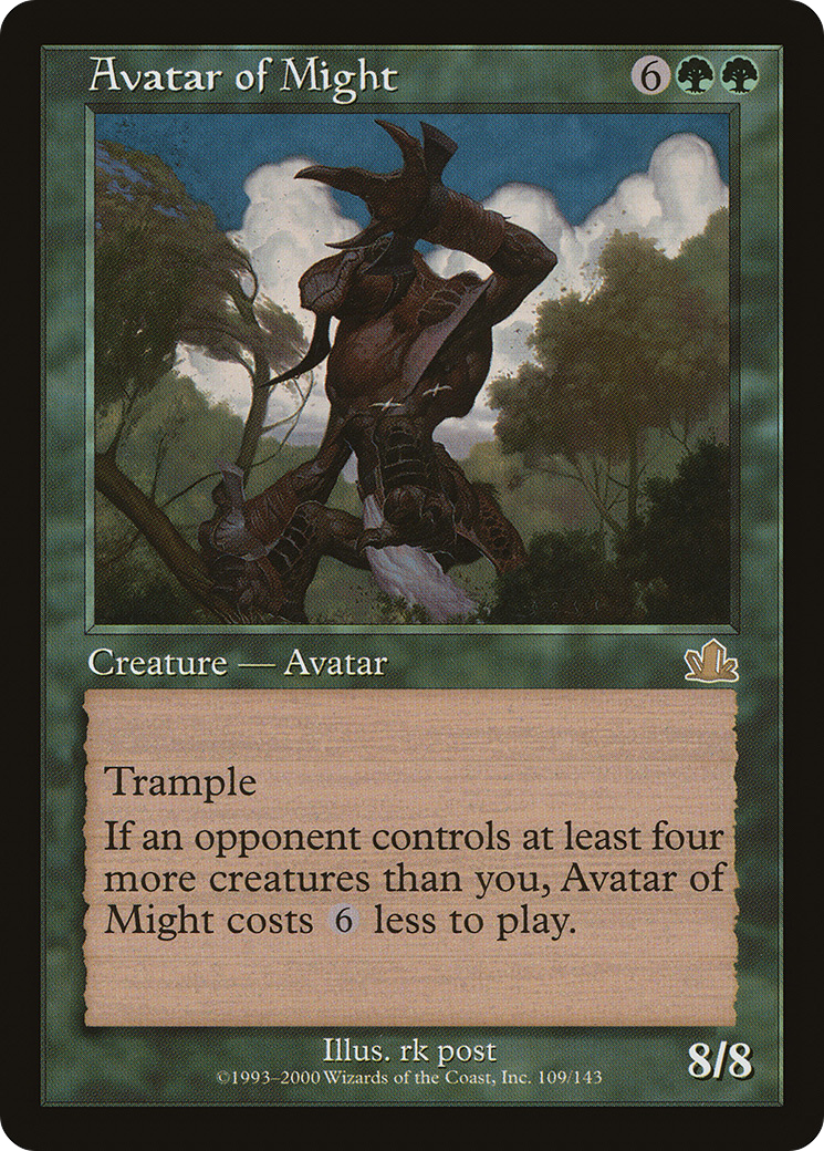 Avatar of Might (PCY-109) [Prophecy] MTG Single Wizards of the Coast