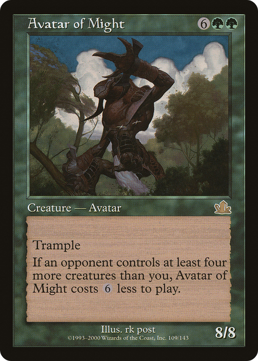 Avatar of Might (PCY-109) [Prophecy] MTG Single Wizards of the Coast