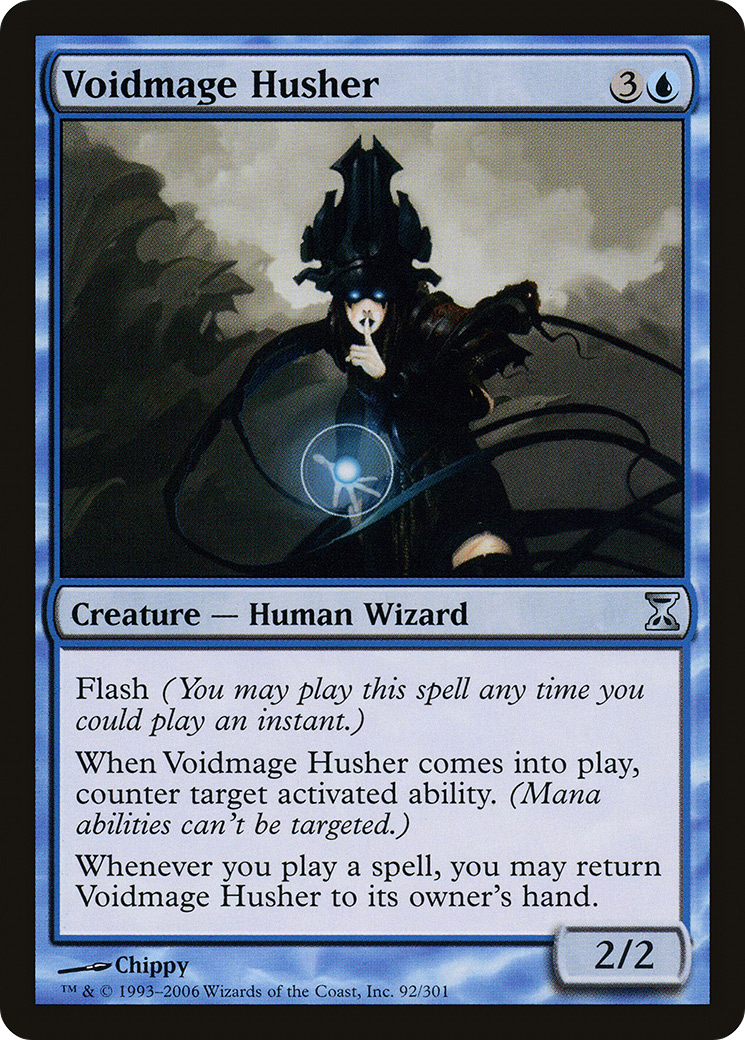 Voidmage Husher (TSP-092) [Time Spiral] Foil MTG Single Wizards of the Coast