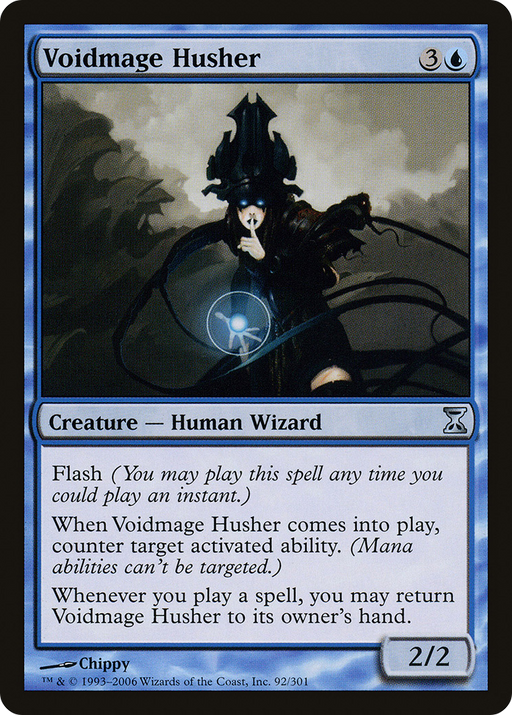 Voidmage Husher (TSP-092) [Time Spiral] Foil MTG Single Wizards of the Coast