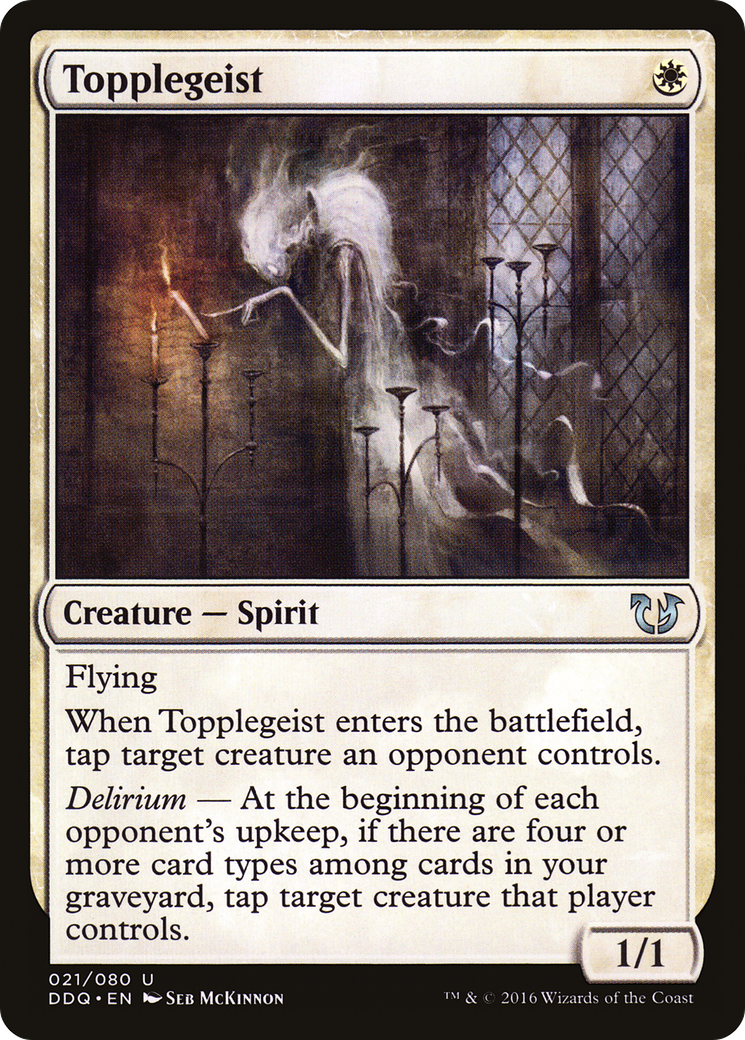 Topplegeist (DDQ-021) [Misc] Duel Decks: Blessed vs. Cursed MTG Single Wizards of the Coast