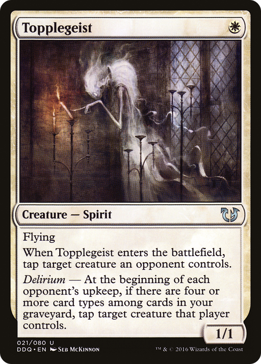 Topplegeist (DDQ-021) [Misc] Duel Decks: Blessed vs. Cursed MTG Single Wizards of the Coast