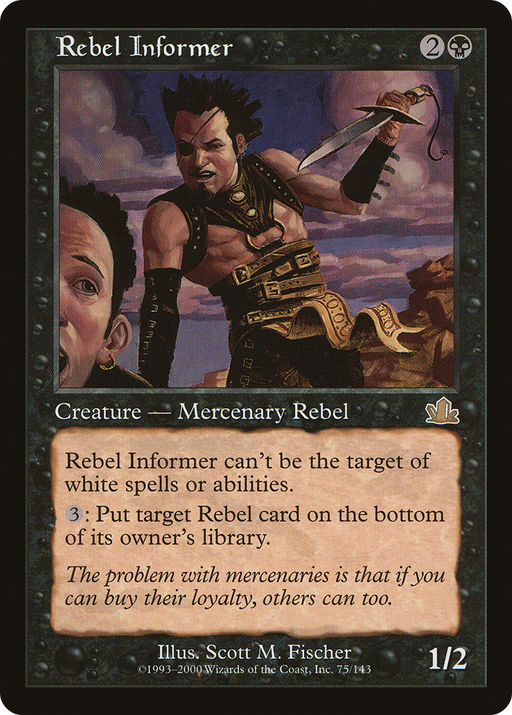 Rebel Informer (PCY-075) [Prophecy] MTG Single Wizards of the Coast