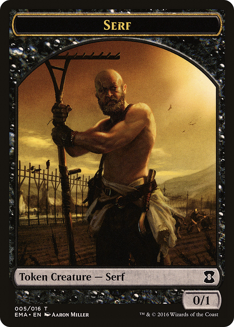 Serf Token [Eternal Masters Tokens] MTG Single Magic: The Gathering