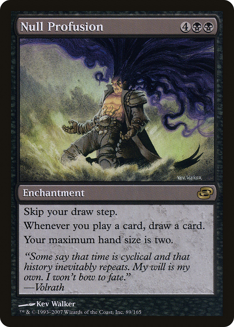 Null Profusion (PLC-089) [Planar Chaos] (colorshifted) MTG Single Planar Chaos