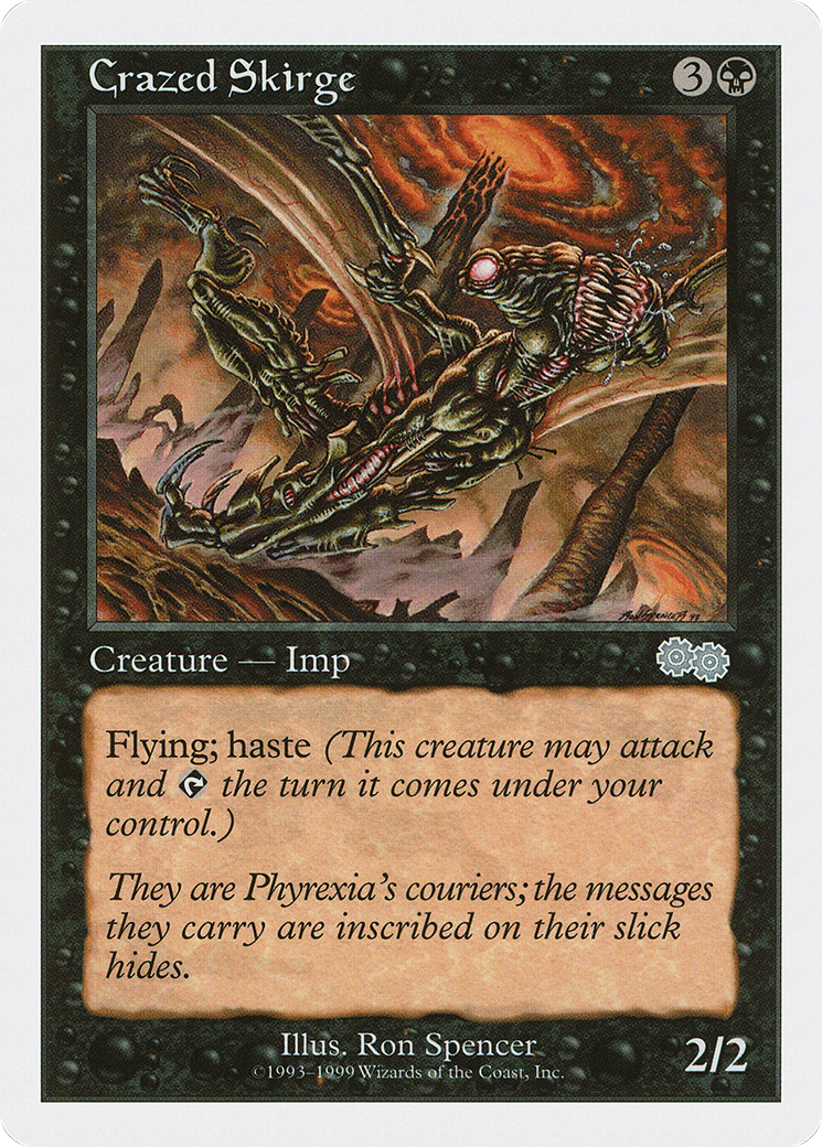 Crazed Skirge (BRB-016) [Misc] Battle Royale Box Set MTG Single Wizards of the Coast