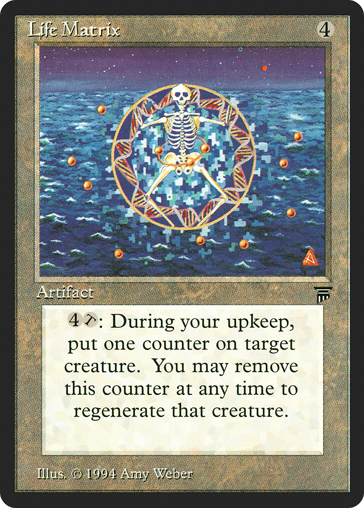 Life Matrix (LEG-284) [Oldschool] Legends MTG Single Wizards of the Coast